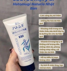 Sữa rửa mặt ý dĩ Hatomugi Naturie Nhật Bản