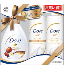 Bộ 3 sữa tắm - dầu gội - dầu xả Dove Nhật